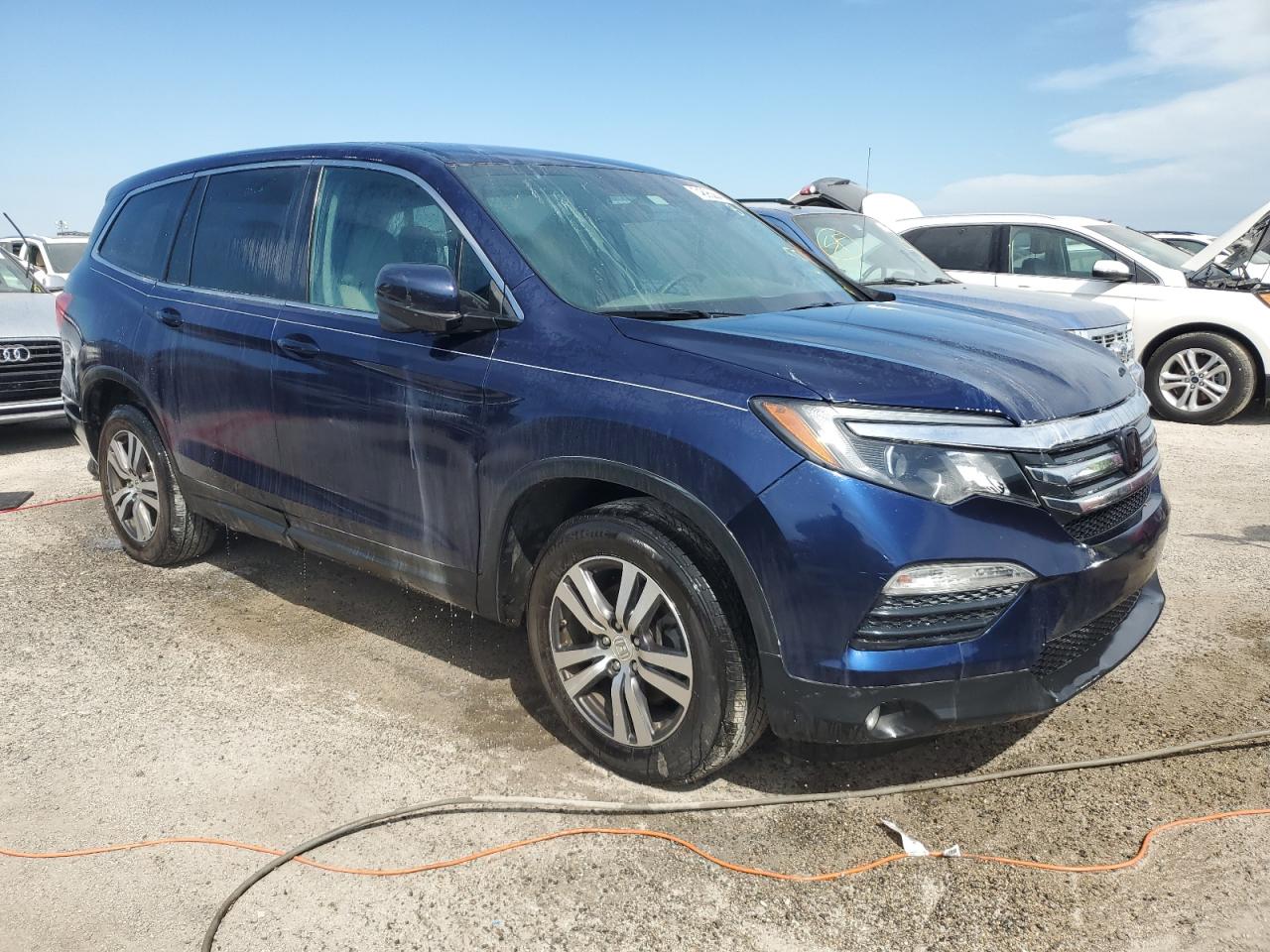 2016 Honda Pilot VIN 5FNYF5H34GB049503 Copart auction photo, water/flood damage thumbnail 4