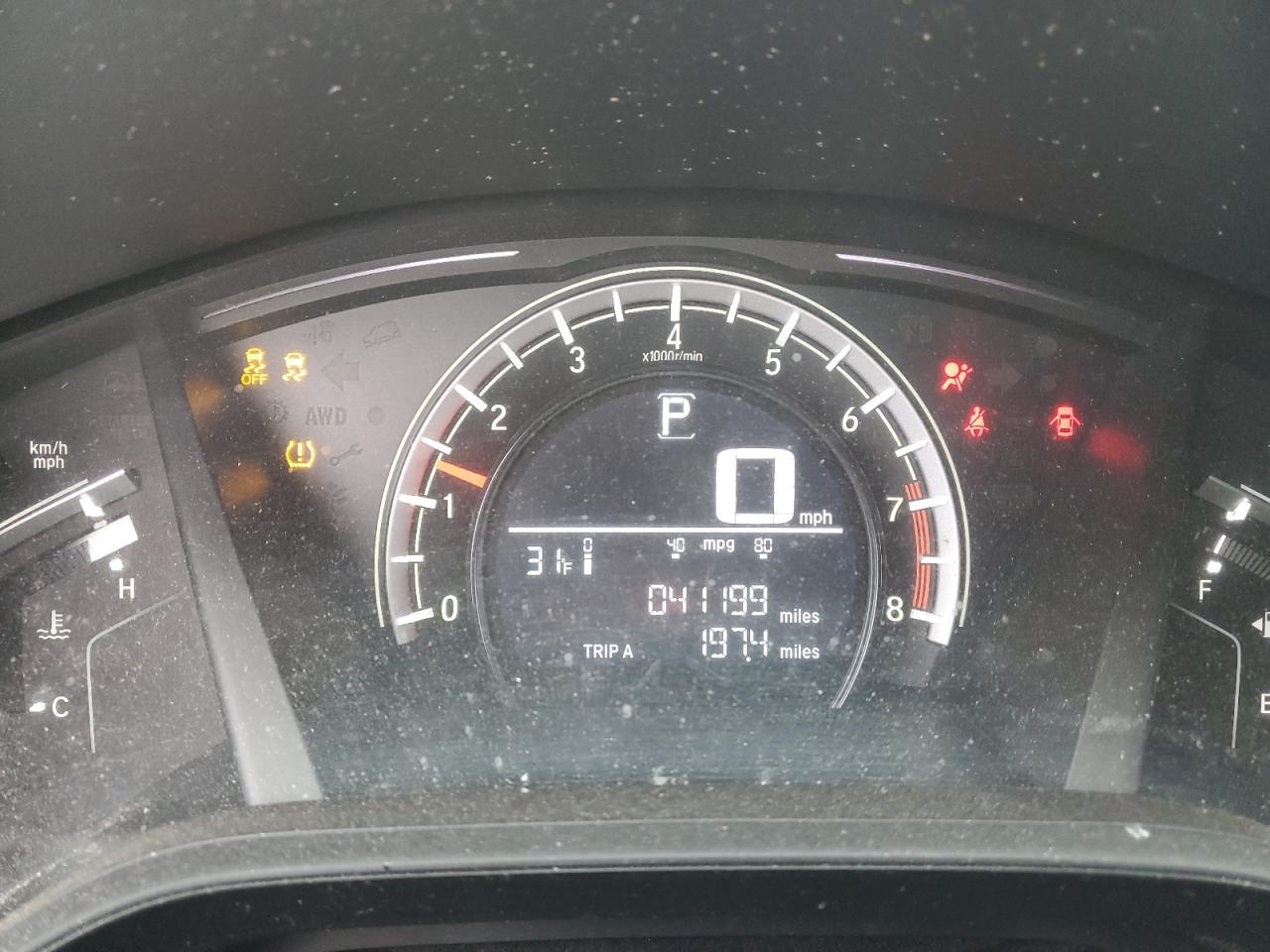2017 Honda CR-V VIN 2HKRW6H30HH207395 Copart auction photo, all over damage thumbnail 9