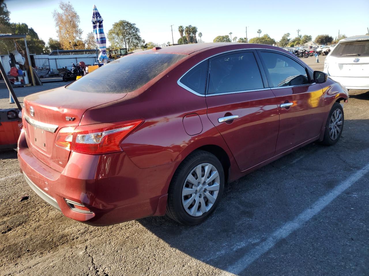 2017 Nissan Sentra VIN 3N1AB7AP2HY327880 Copart auction photo, front end / minor dent/scratches damage thumbnail 3