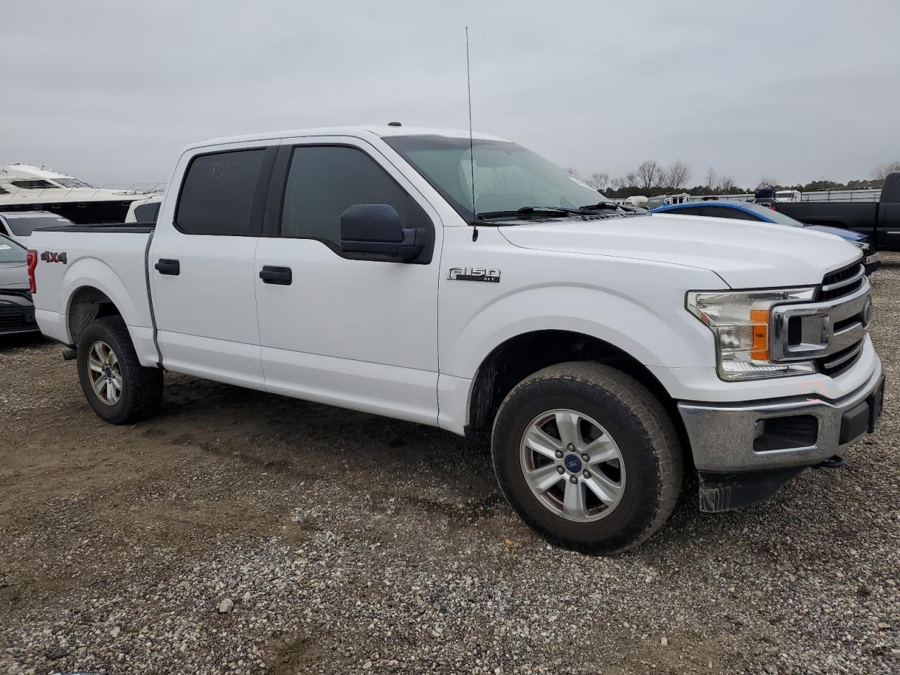 2018 Ford F-150 VIN 1FTEW1E51JKE17874 Copart auction photo, rear end / minor dent/scratches damage thumbnail 4