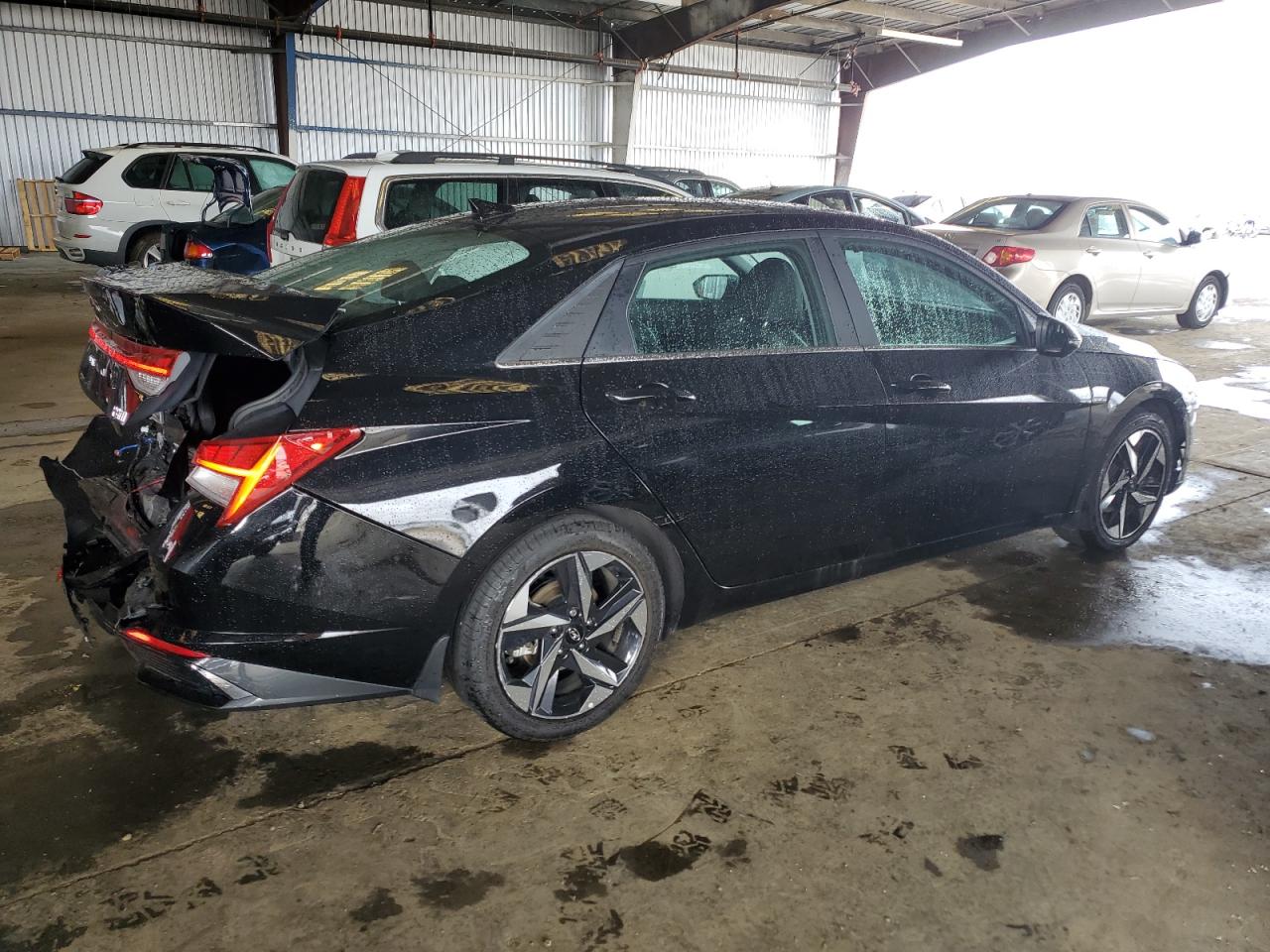 2023 Hyundai Elantra VIN KMHLN4AJ0PU080752 Copart auction photo, rear end damage thumbnail 3