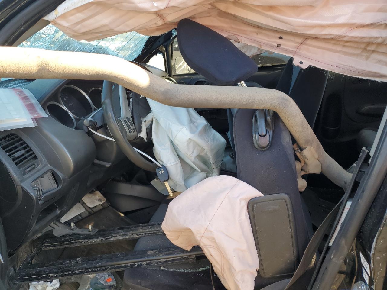 2008 Honda Fit VIN JHMGD38618S060834 Copart auction photo, all over damage thumbnail 7