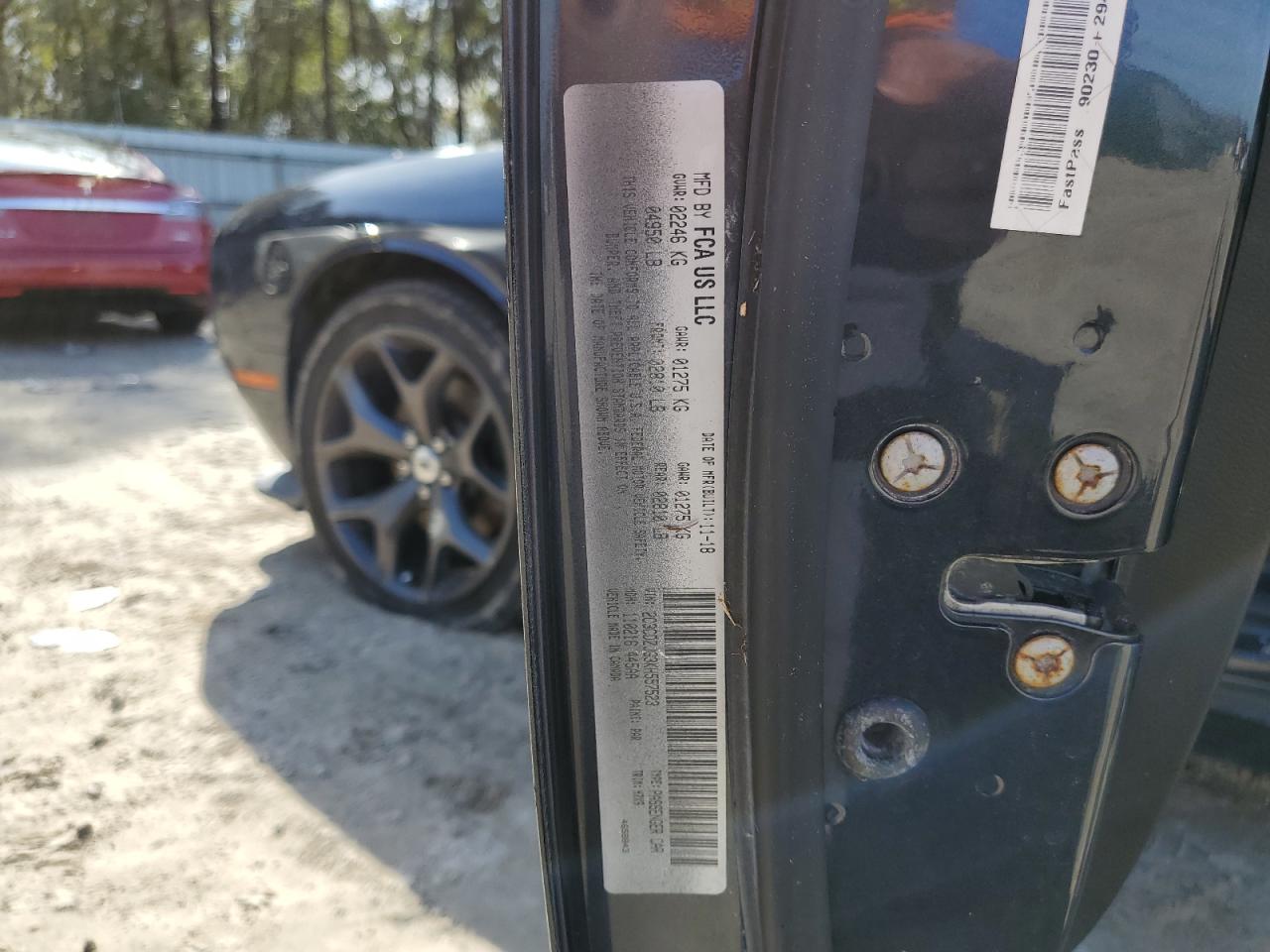 2019 Dodge Challenger VIN 2C3CDZJG3KH557523 Copart auction photo, rear end damage thumbnail 13