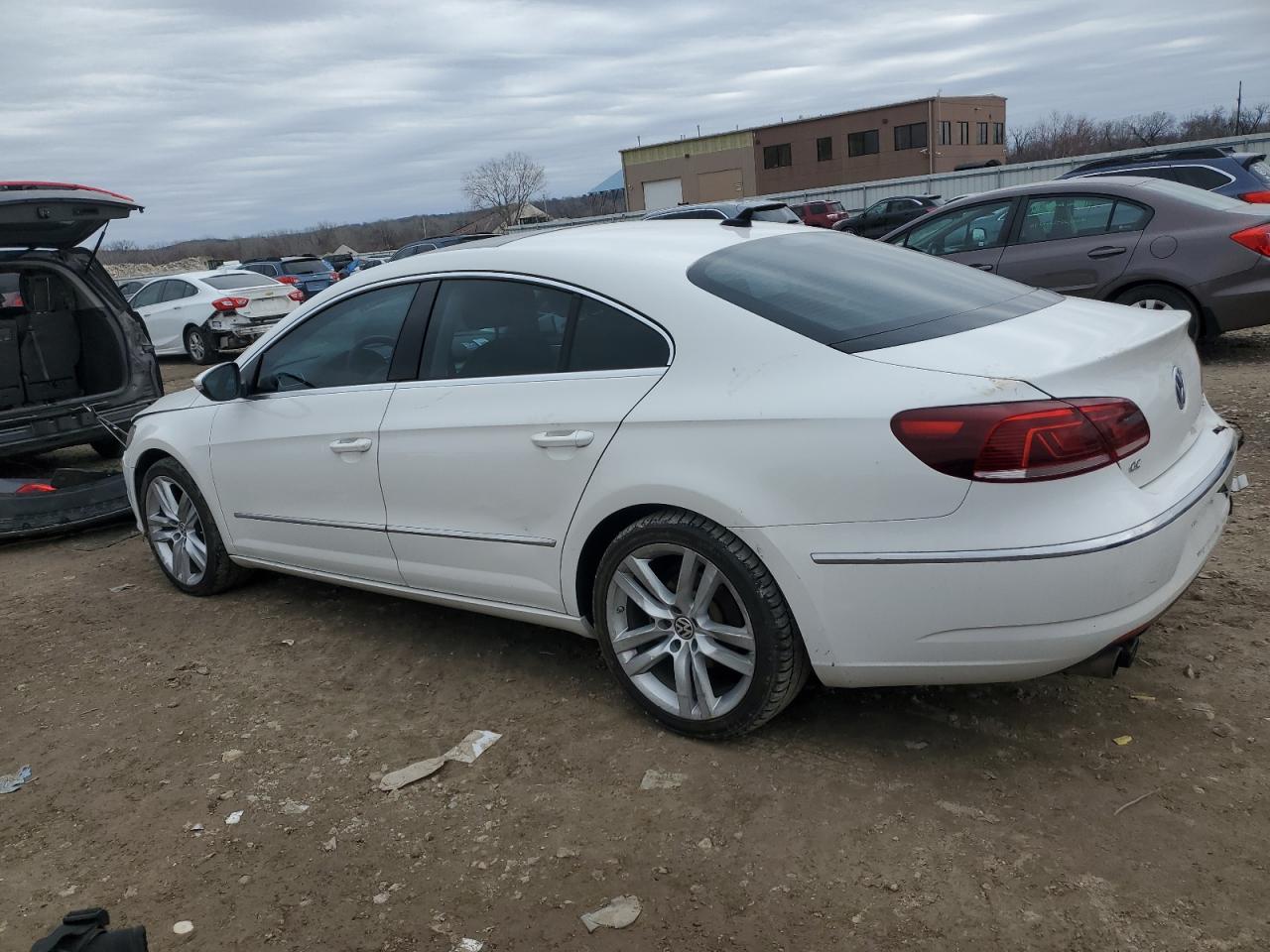 2013 Volkswagen Passat CC VIN WVWRP7AN1DE510503 Copart auction photo, side damage thumbnail 2