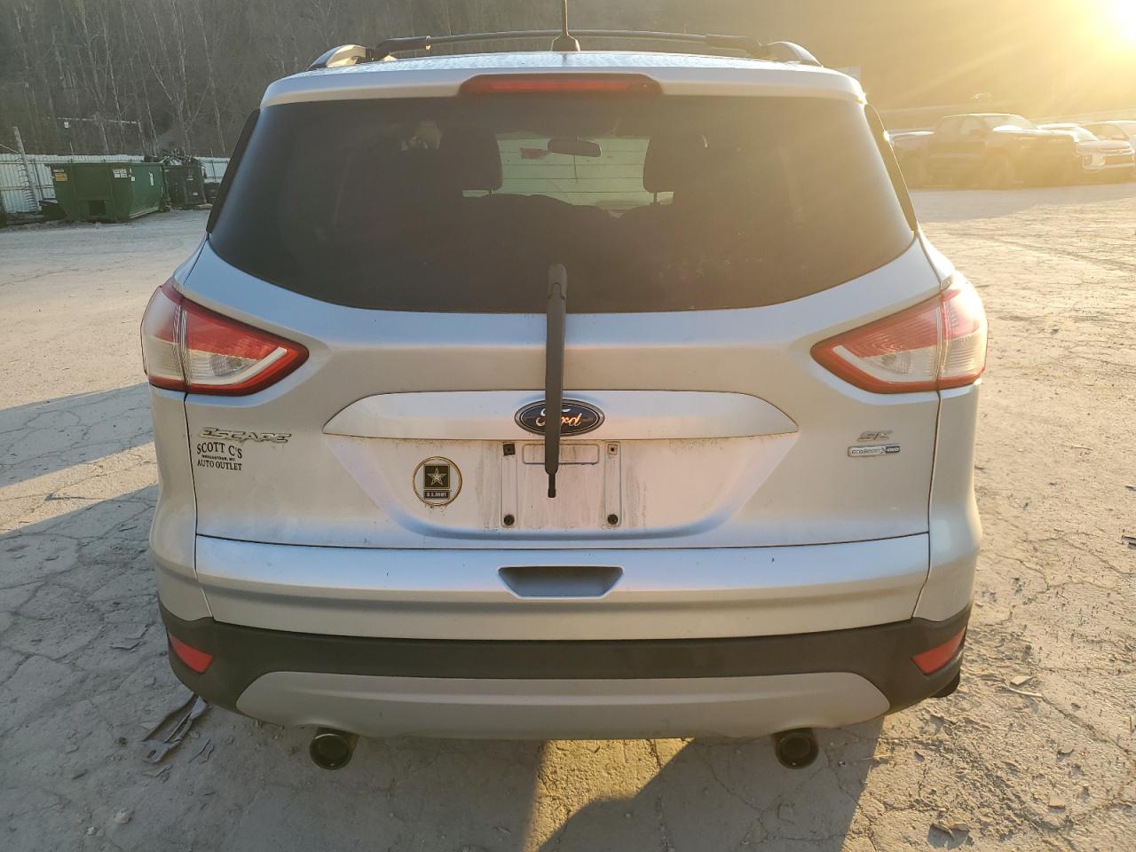 2013 Ford Escape VIN 1FMCU9GXXDUD08392 Copart auction photo, side / front end damage thumbnail 6
