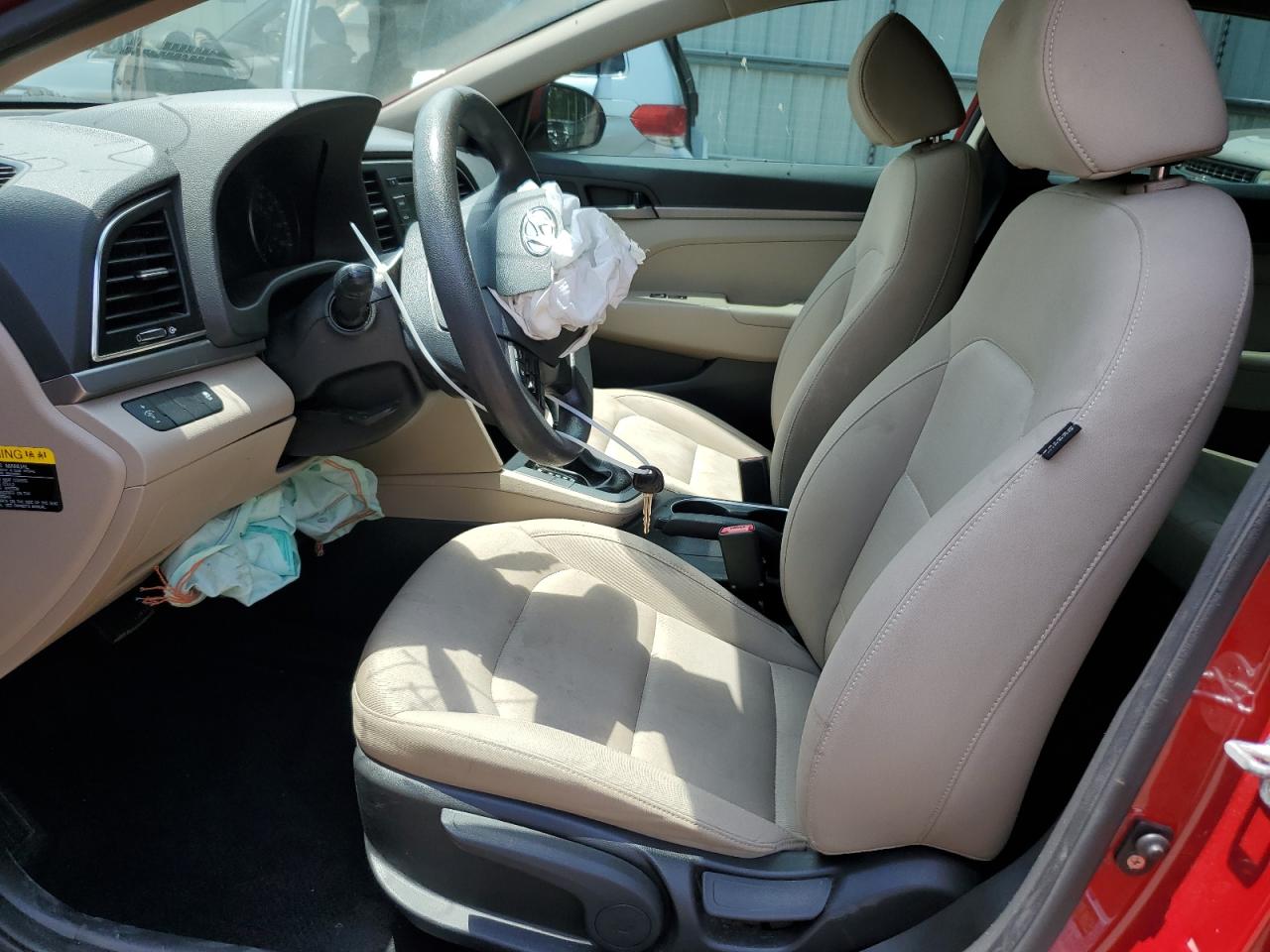 2017 Hyundai Elantra VIN KMHD74LF2HU377482 Copart auction photo, front end damage thumbnail 7
