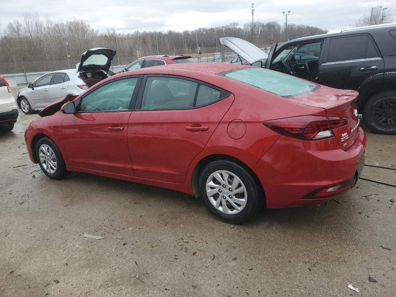 2020 Hyundai Elantra VIN KMHD74LF3LU041851 Copart auction photo, front end damage thumbnail 2