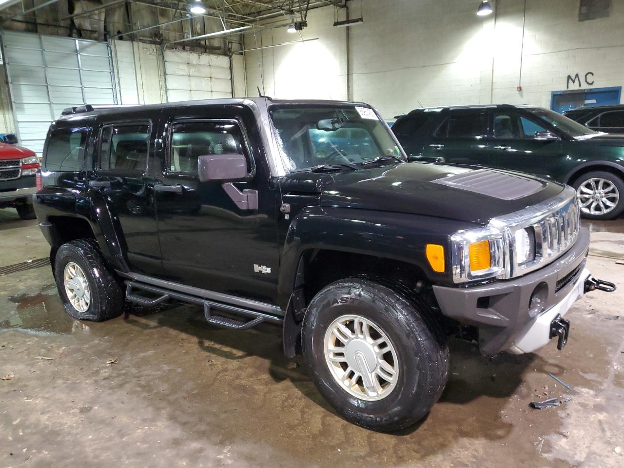 2008 Hummer H3 VIN 5GTEN13E988198491 Copart auction photo, rear end damage thumbnail 4