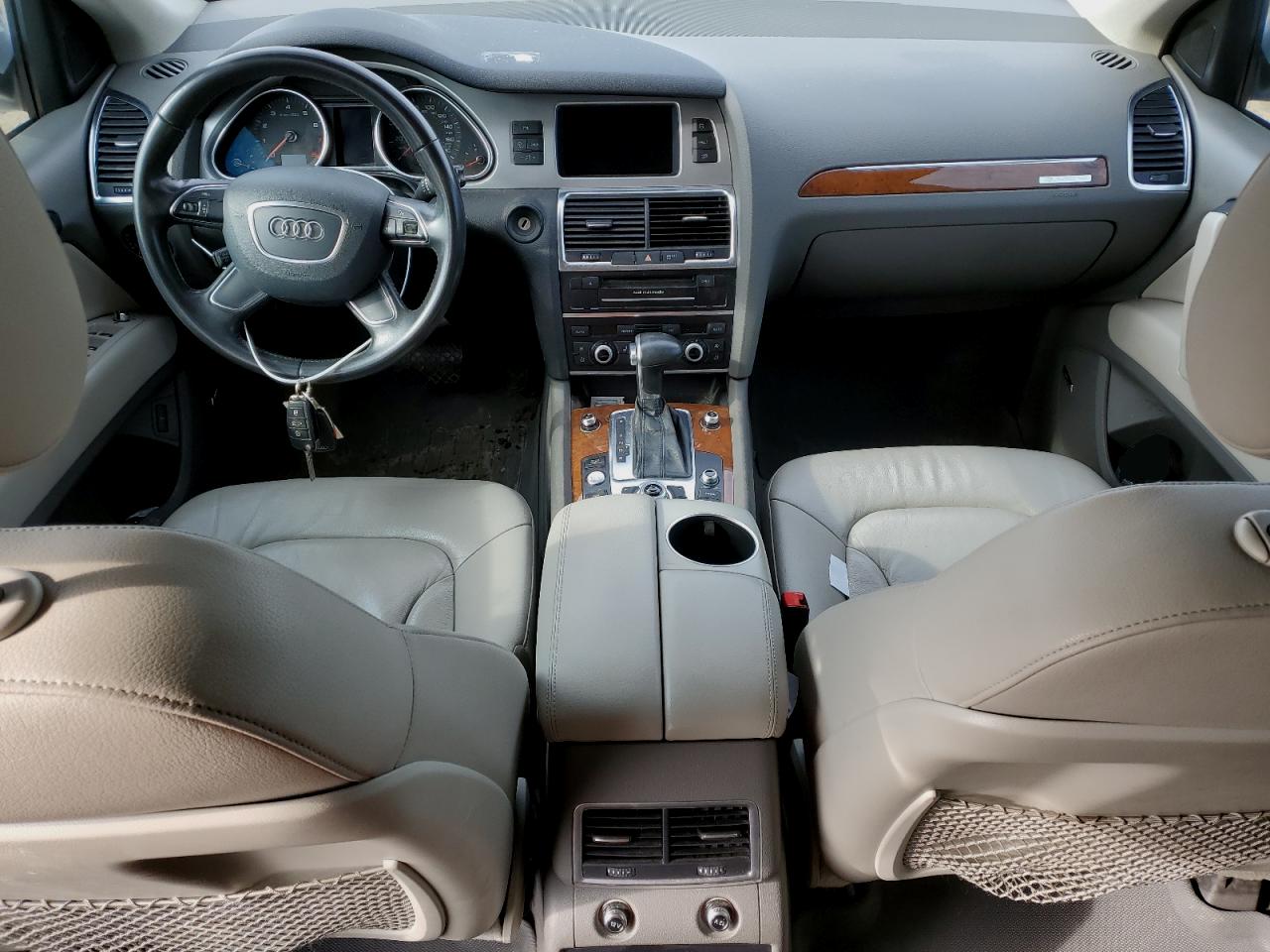 2014 Audi Q7 VIN WA1LGAFE8ED008522 Copart auction photo, front end damage thumbnail 8