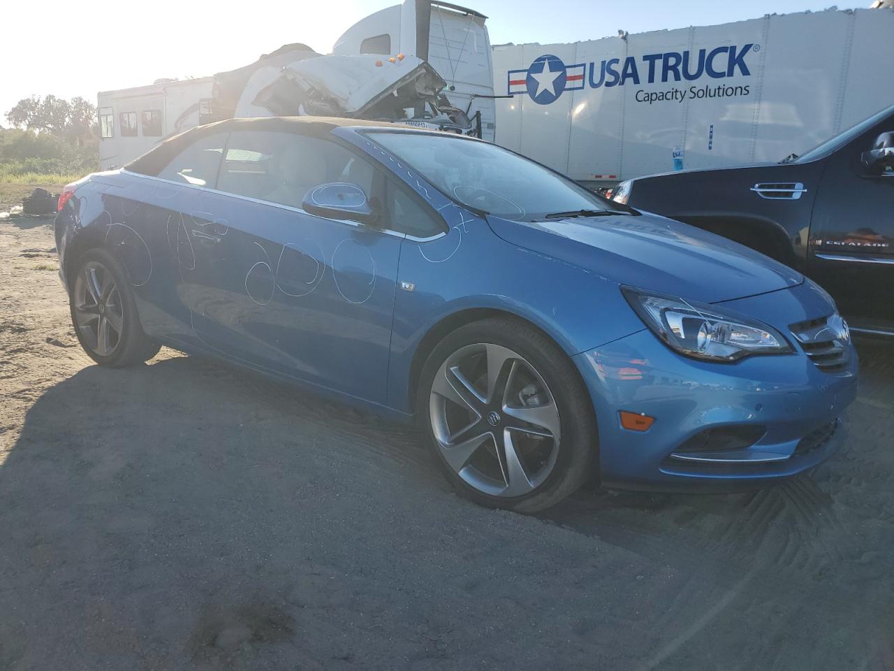 2017 Buick Cascada VIN W04WJ3N53HG005462 Copart auction photo, top/roof / all over damage thumbnail 4