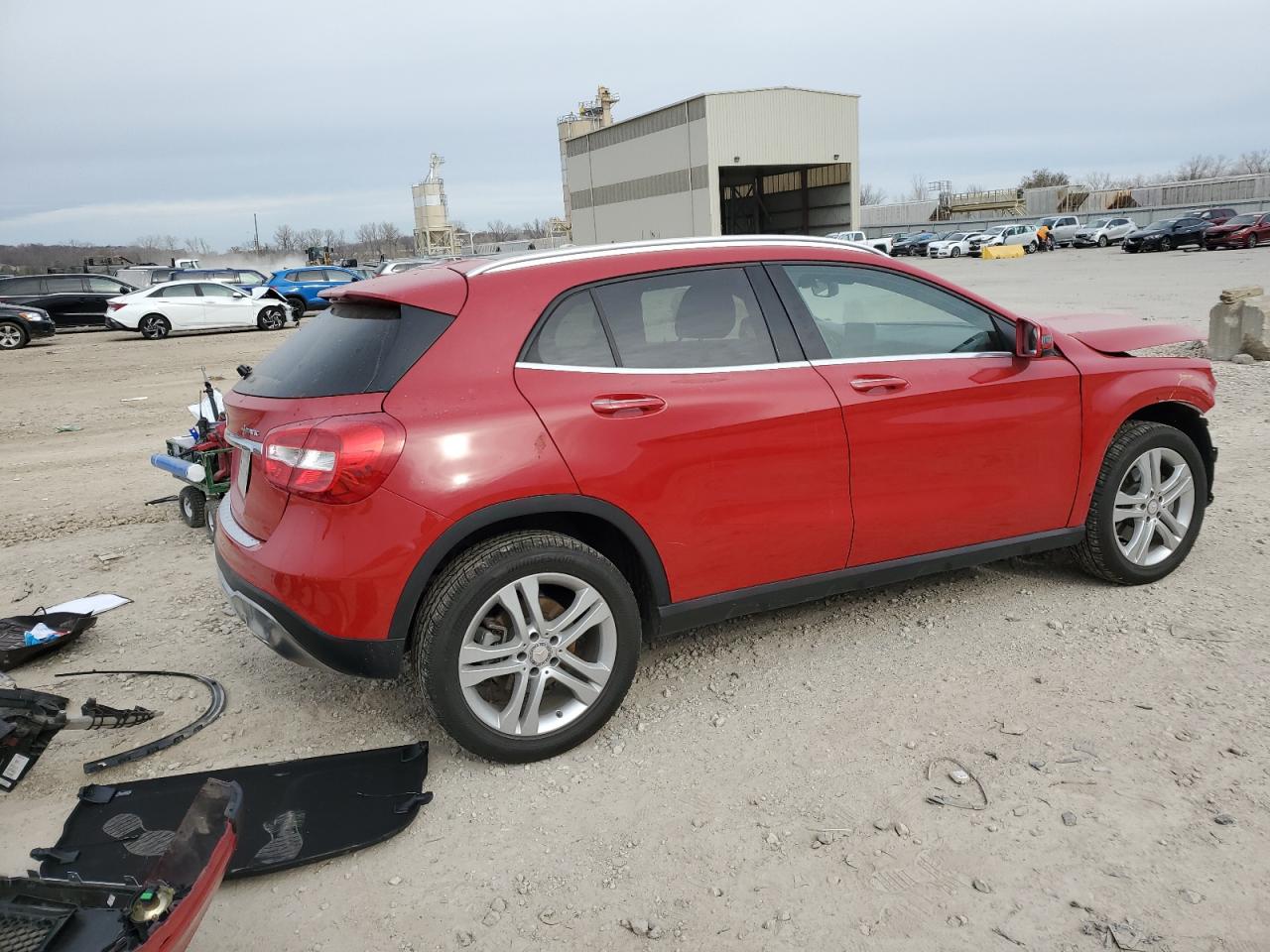 2018 Mercedes-Benz GLA-klasse VIN WDCTG4GB7JJ373095 Copart auction photo, front end damage thumbnail 3