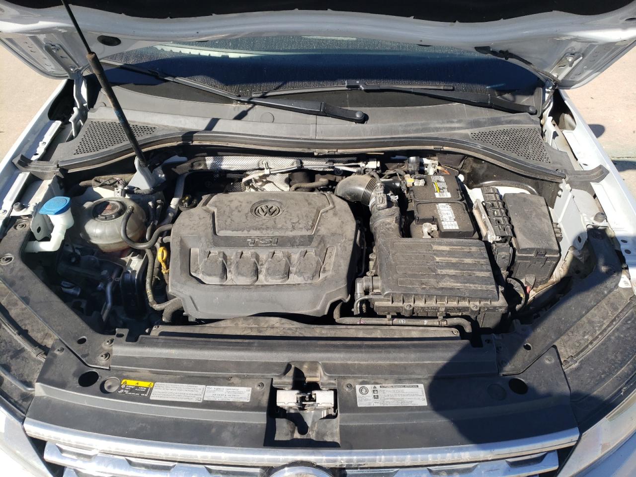 2018 Volkswagen Tiguan VIN 3VV2B7AX6JM220055 Copart auction photo, rear end damage thumbnail 12