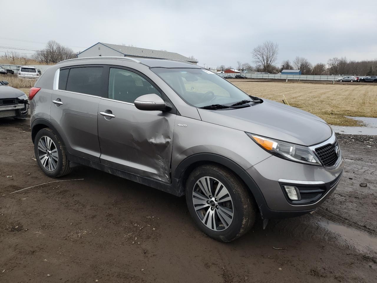 2015 KIA Sportage VIN KNDPCCAC5F7740031 Copart auction photo, side damage thumbnail 4