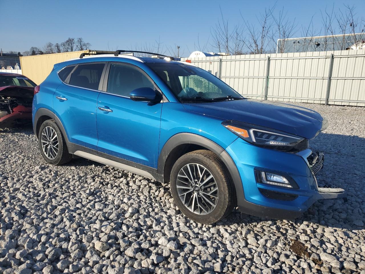 2021 Hyundai Tucson VIN KM8J3CAL1MU357736 Copart auction photo, front end damage thumbnail 4