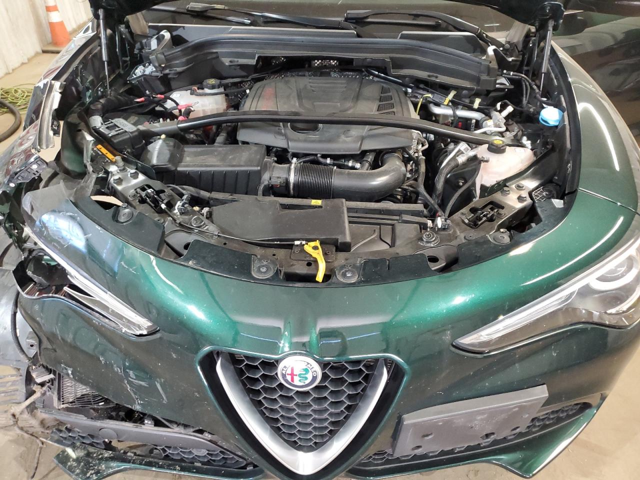2020 Alfa Romeo Stelvio VIN ZASPAKBNXL7C89505 Copart auction photo, front end / side damage thumbnail 12