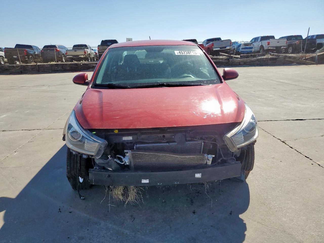 2020 KIA Rio VIN 3KPA24AD6LE334360 Copart auction photo, front end damage thumbnail 5
