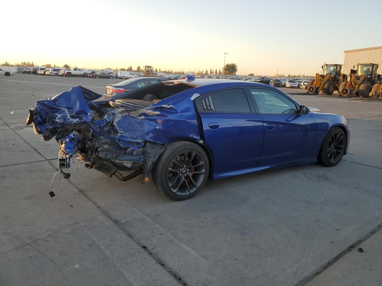 2021 Dodge Charger VIN 2C3CDXGJ8MH559276 Copart auction photo, rear end damage thumbnail 3