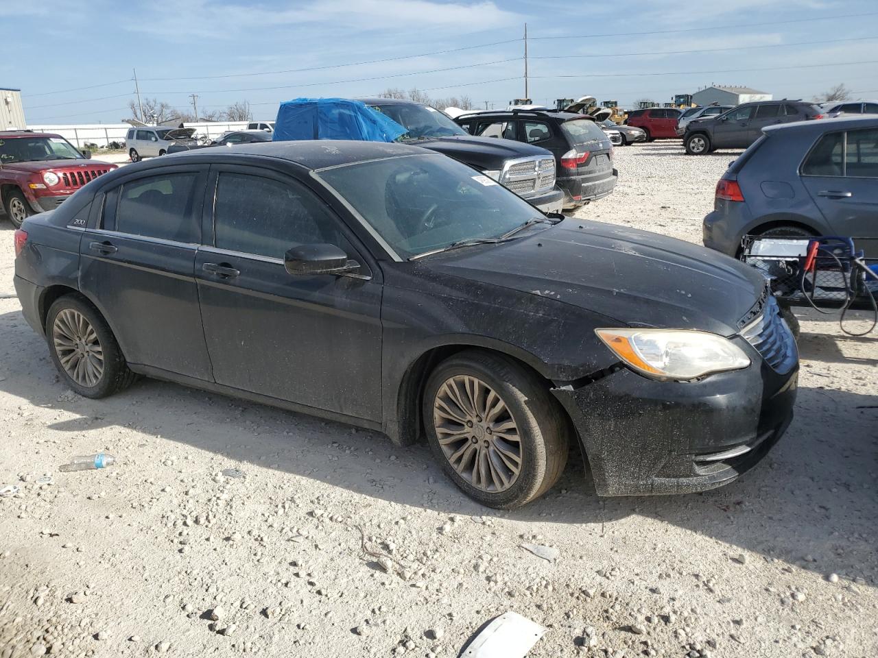 2012 Chrysler 200 VIN 1C3CCBAB0CN152386 Copart auction photo, all over damage thumbnail 4