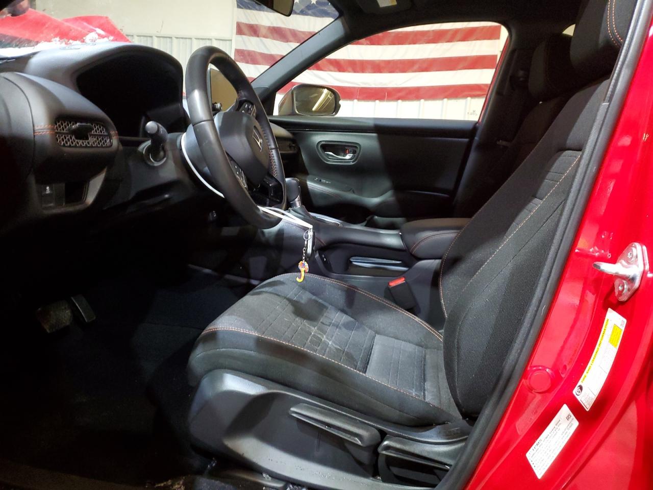 2024 Honda HR-V VIN 3CZRZ2H5XRM733850 Copart auction photo, front end damage thumbnail 7