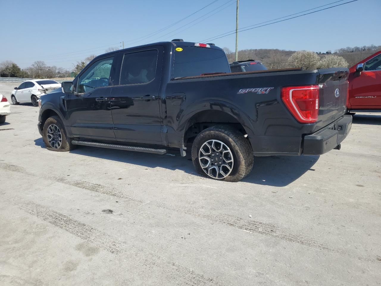 2023 Ford F-150 VIN 1FTEW1EP2PKD42872 Copart auction photo, undercarriage / front end damage thumbnail 2