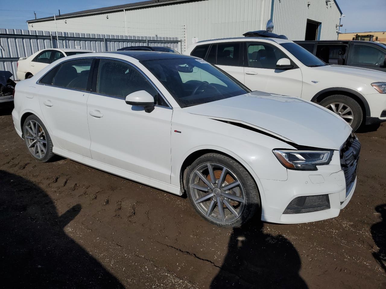 2017 Audi A3 VIN WAUK8GFF0H1033976 Copart auction photo, front end / mechanical damage thumbnail 4