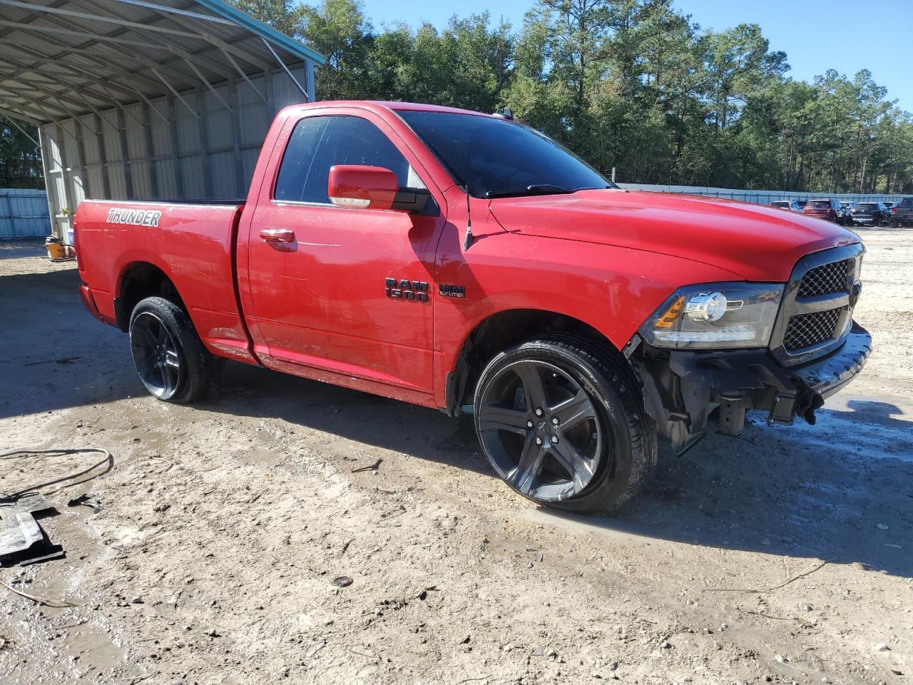 2017 RAM 1500 VIN 3C6JR6CT7HG768897 Copart auction photo, front end damage thumbnail 4
