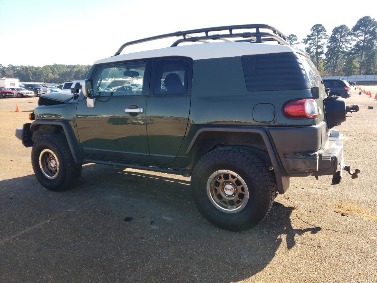 2012 Toyota FJ Cruiser VIN JTEBU4BF3CK126749 Copart auction photo, front end damage thumbnail 2