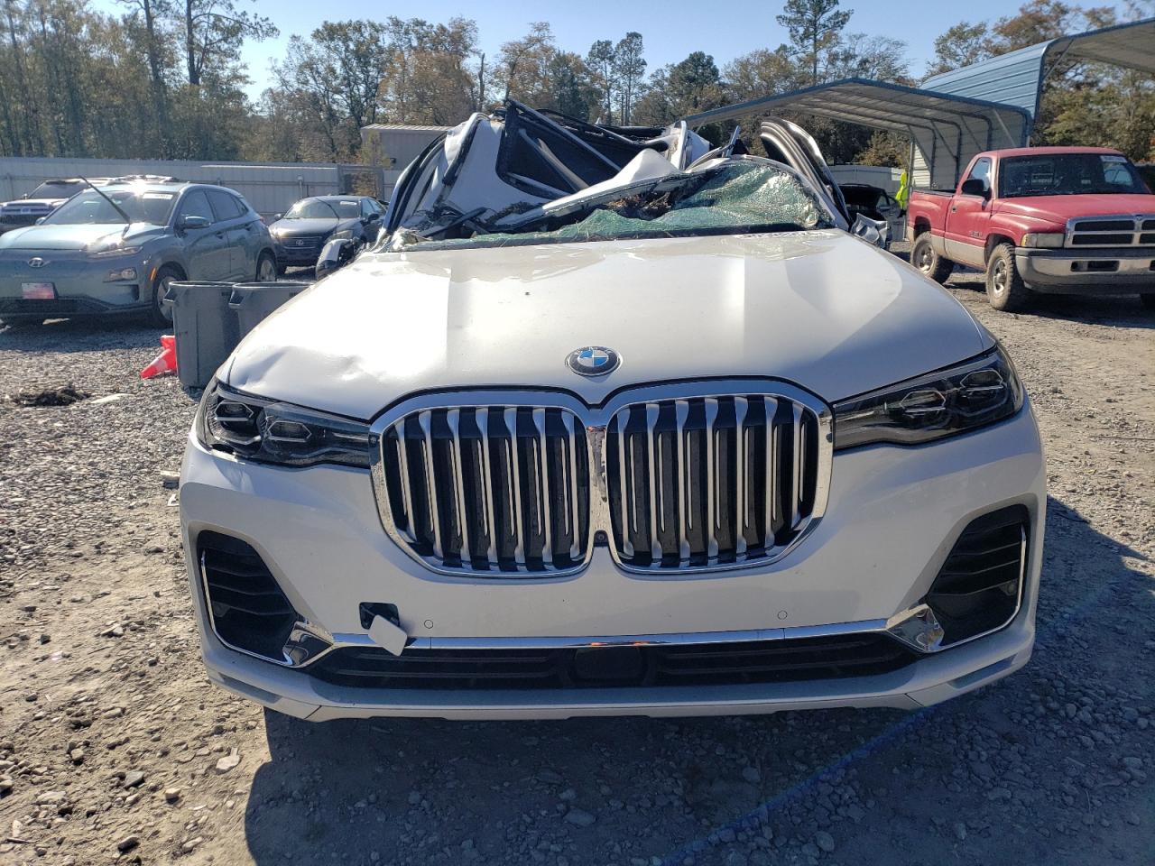 2021 BMW X7 VIN 5UXCW2C04M9E66889 Copart auction photo, all over damage thumbnail 5