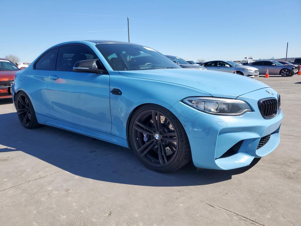 2016 BMW M2 VIN WBS1H9C58GV785978 Copart auction photo, rear end / front end damage thumbnail 4