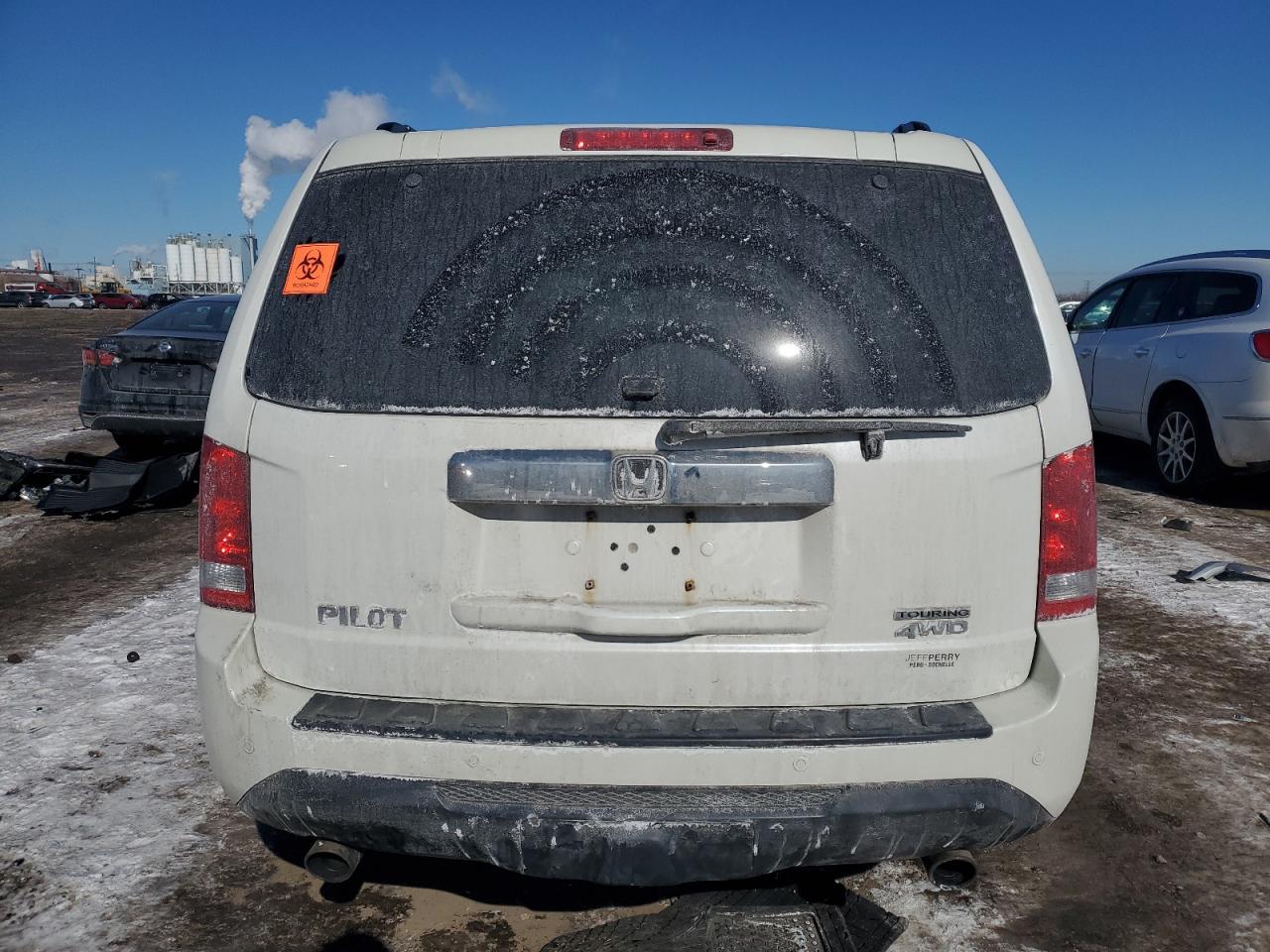 2013 Honda Pilot VIN 5FNYF4H9XDB043814 Copart auction photo, all over damage thumbnail 6