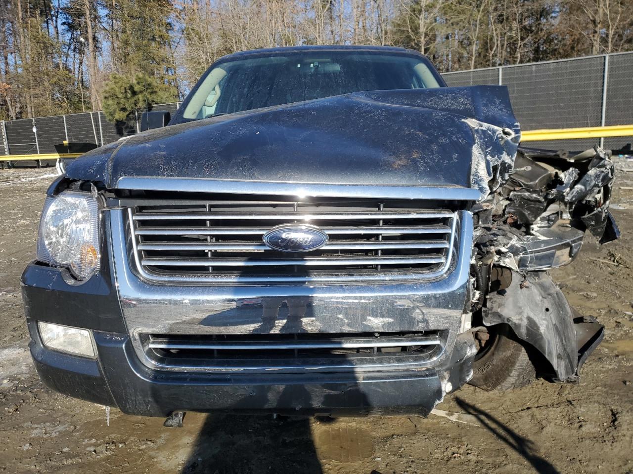 2010 Ford Explorer VIN 1FMEU7DE1AUA32311 Copart auction photo, front end / undercarriage damage thumbnail 5