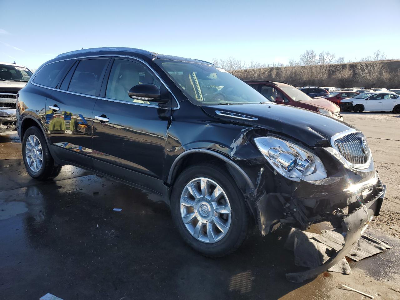 2012 Buick Enclave VIN 5GAKVCED0CJ323732 Copart auction photo, front end / hail damage thumbnail 4