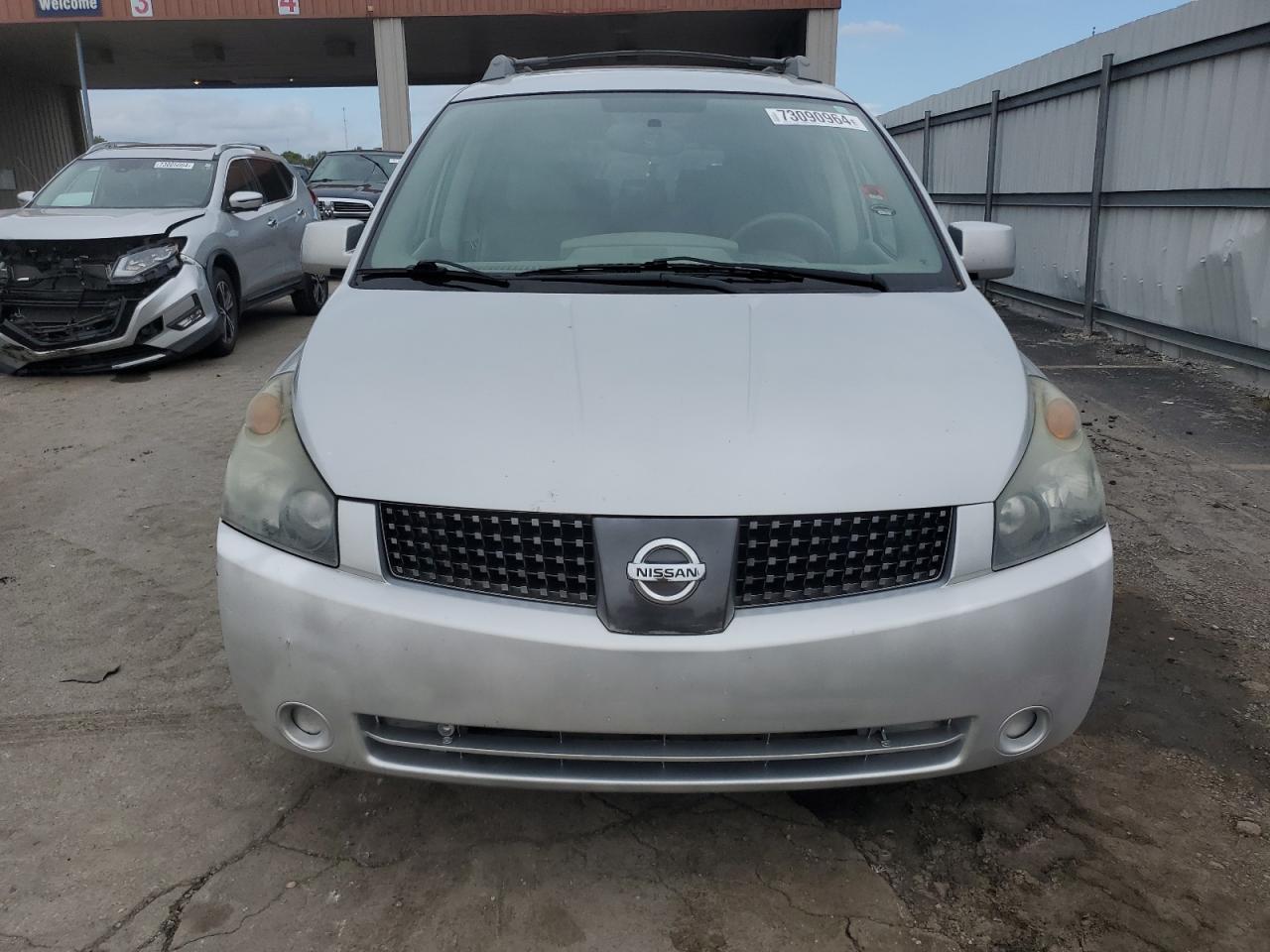 2004 Nissan Quest VIN 5N1BV28U14N351680 Copart auction photo, burn - engine / front end damage thumbnail 5