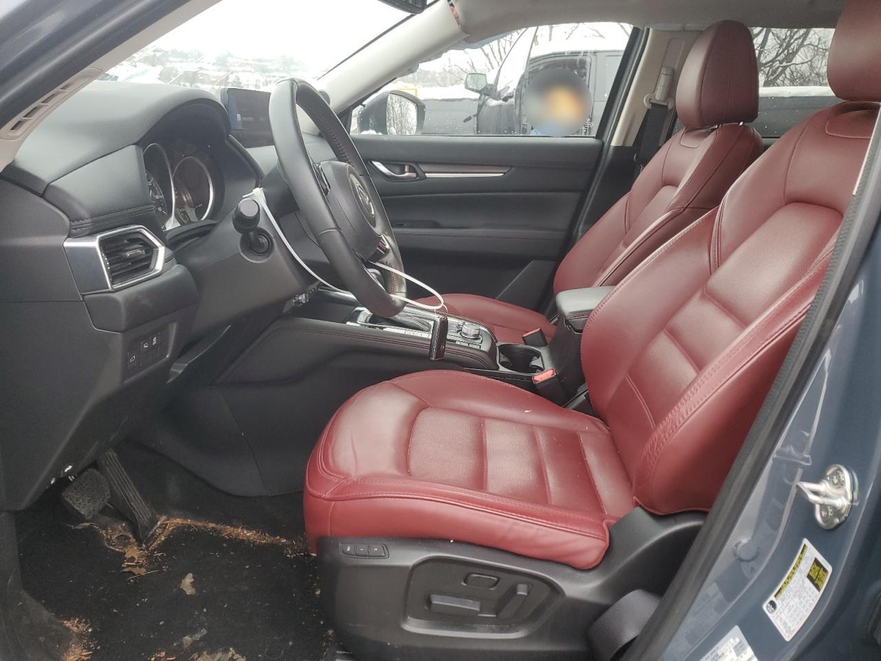 2021 Mazda CX-5 VIN JM3KFBCM5M0319571 Copart auction photo, undercarriage / front end damage thumbnail 7