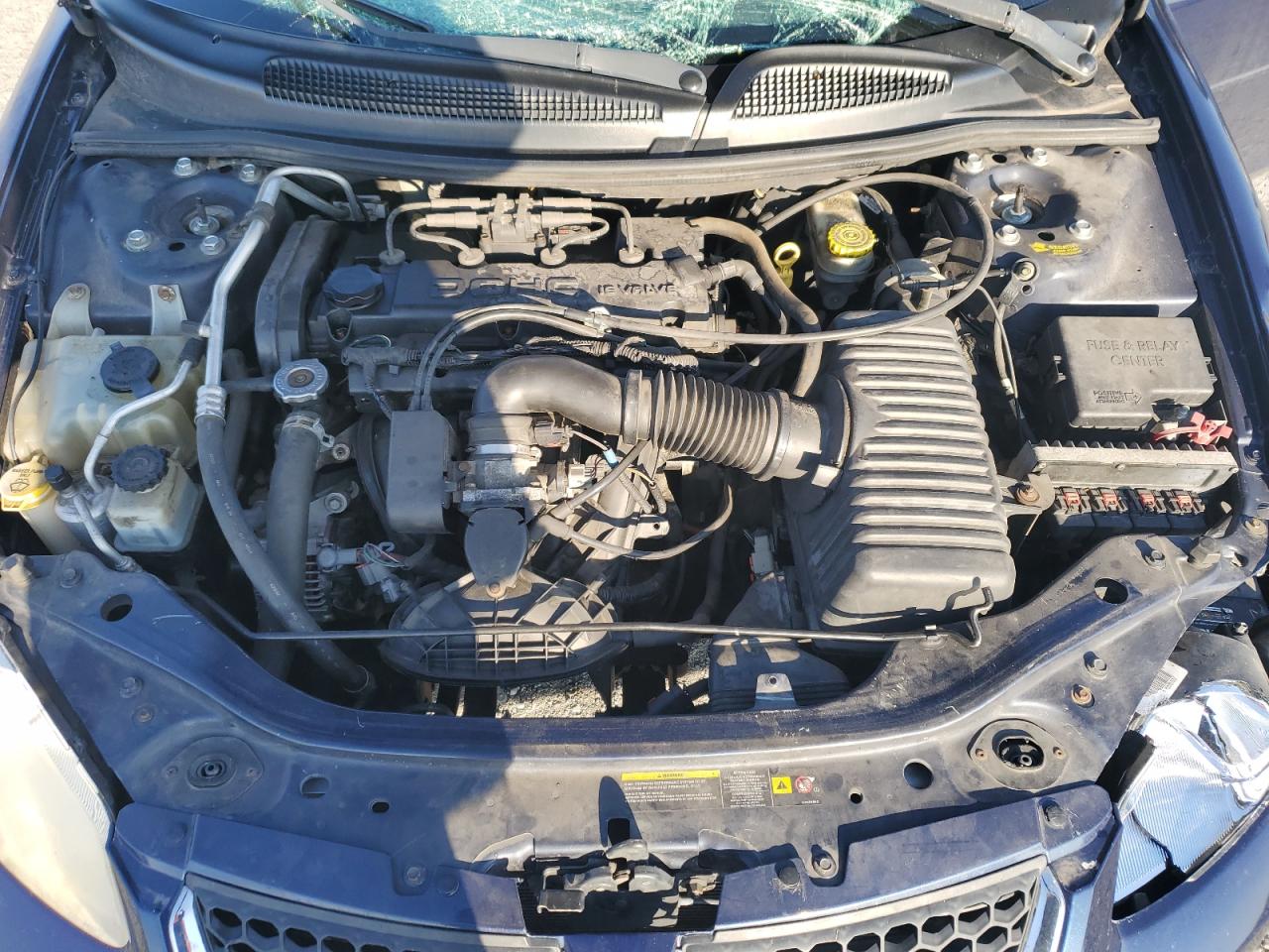 2006 Dodge Stratus VIN 1B3EL46X76N114258 Copart auction photo, front end / top/roof damage thumbnail 13
