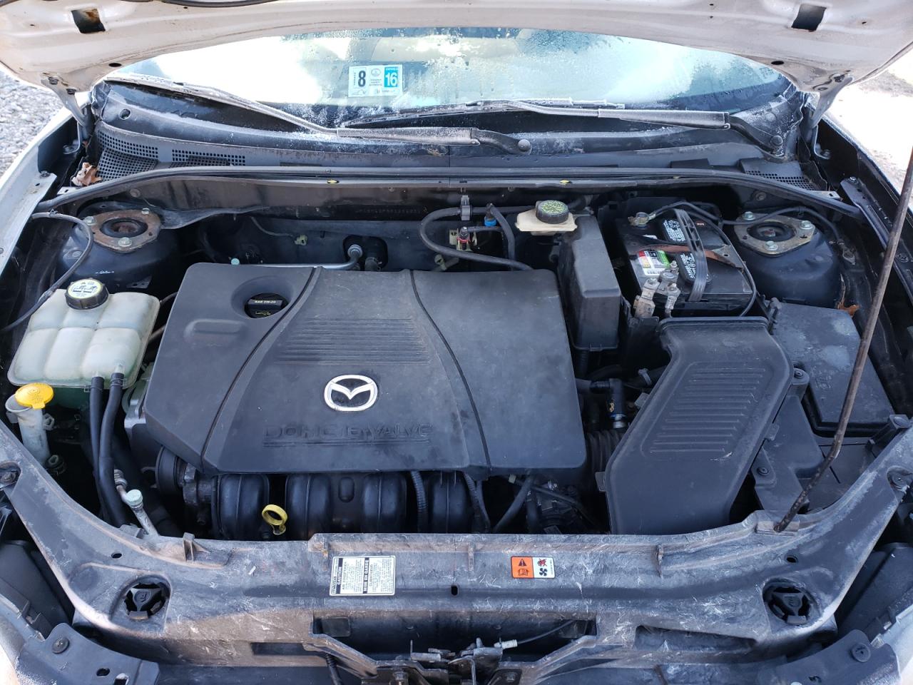 2005 Mazda 3 VIN JM1BK12F851269231 Copart auction photo, side / front end damage thumbnail 11