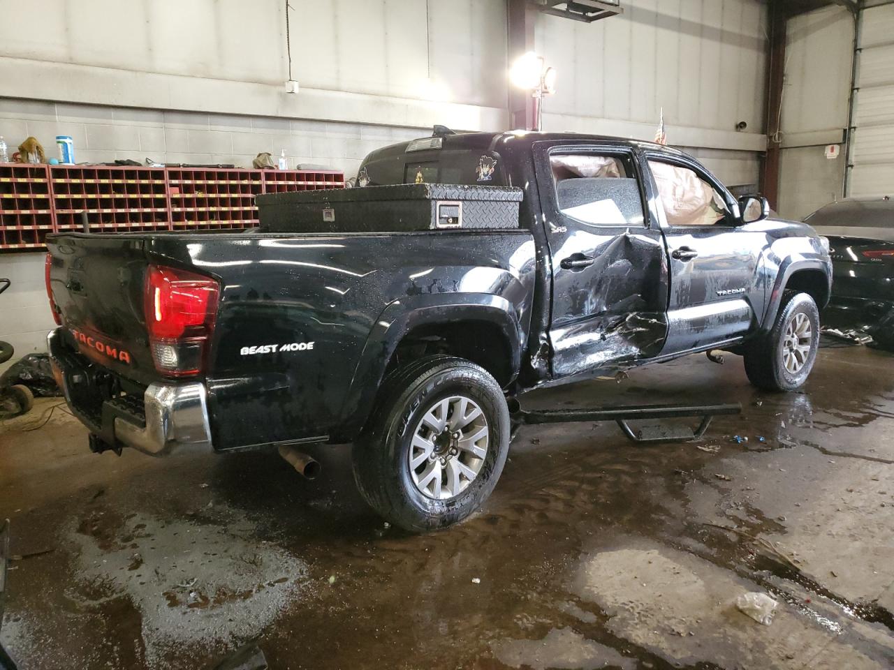 2019 Toyota Tacoma VIN 3TMCZ5AN7KM251138 Copart auction photo, side damage thumbnail 3