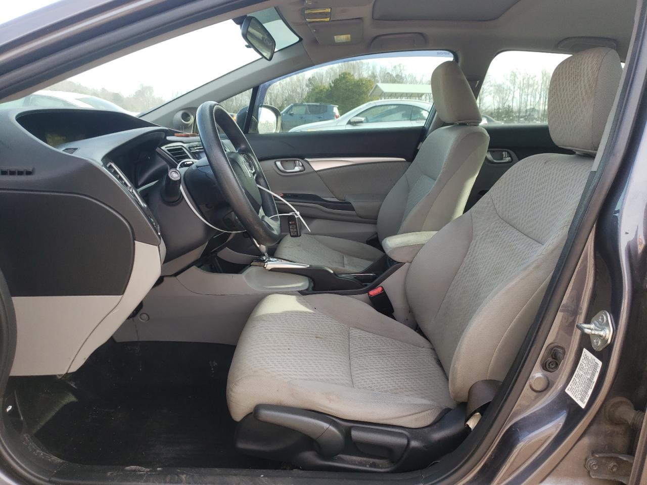 2014 Honda Civic VIN 19XFB2F8XEE261289 Copart auction photo, front end damage thumbnail 7