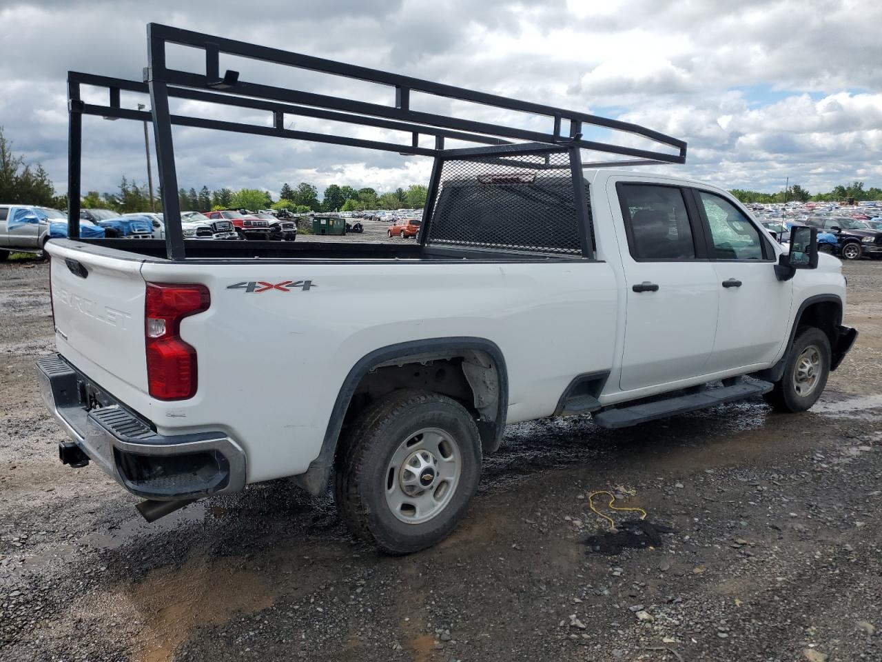 2022 Chevrolet Silverado VIN 1GC4YLE70NF234290 Copart auction photo, front end damage thumbnail 3