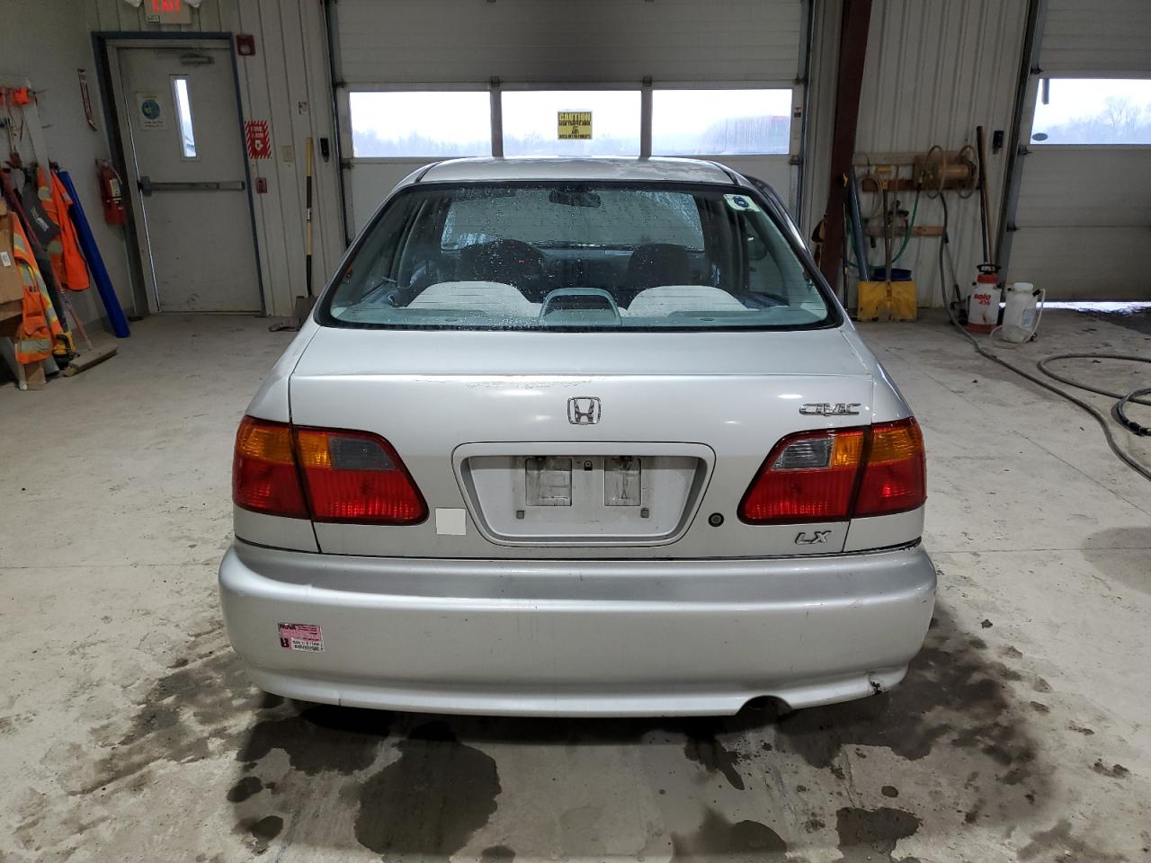 1999 Honda Civic VIN 2HGEJ6677XH585693 Copart auction photo, side damage thumbnail 6