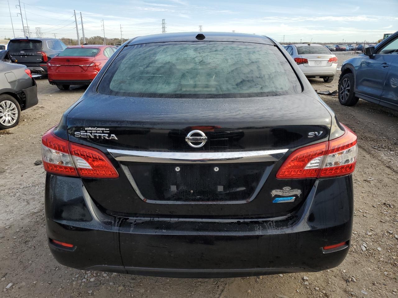 2014 Nissan Sentra VIN 3N1AB7AP8EY303224 Copart auction photo, all over damage thumbnail 6