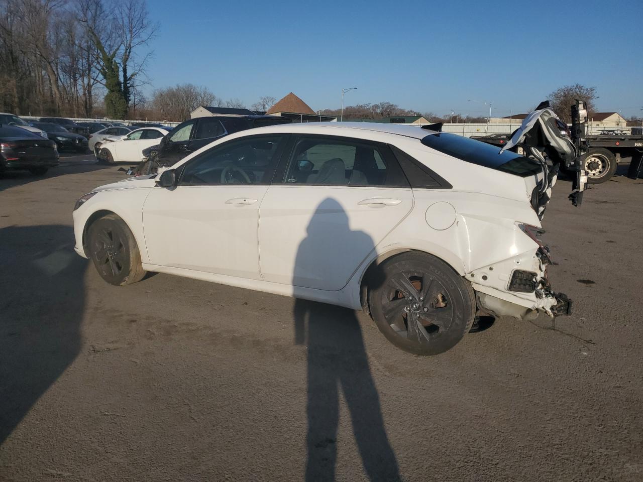 2023 Hyundai Elantra VIN 5NPLM4AG4PH103231 Copart auction photo, front end / rear end damage thumbnail 2