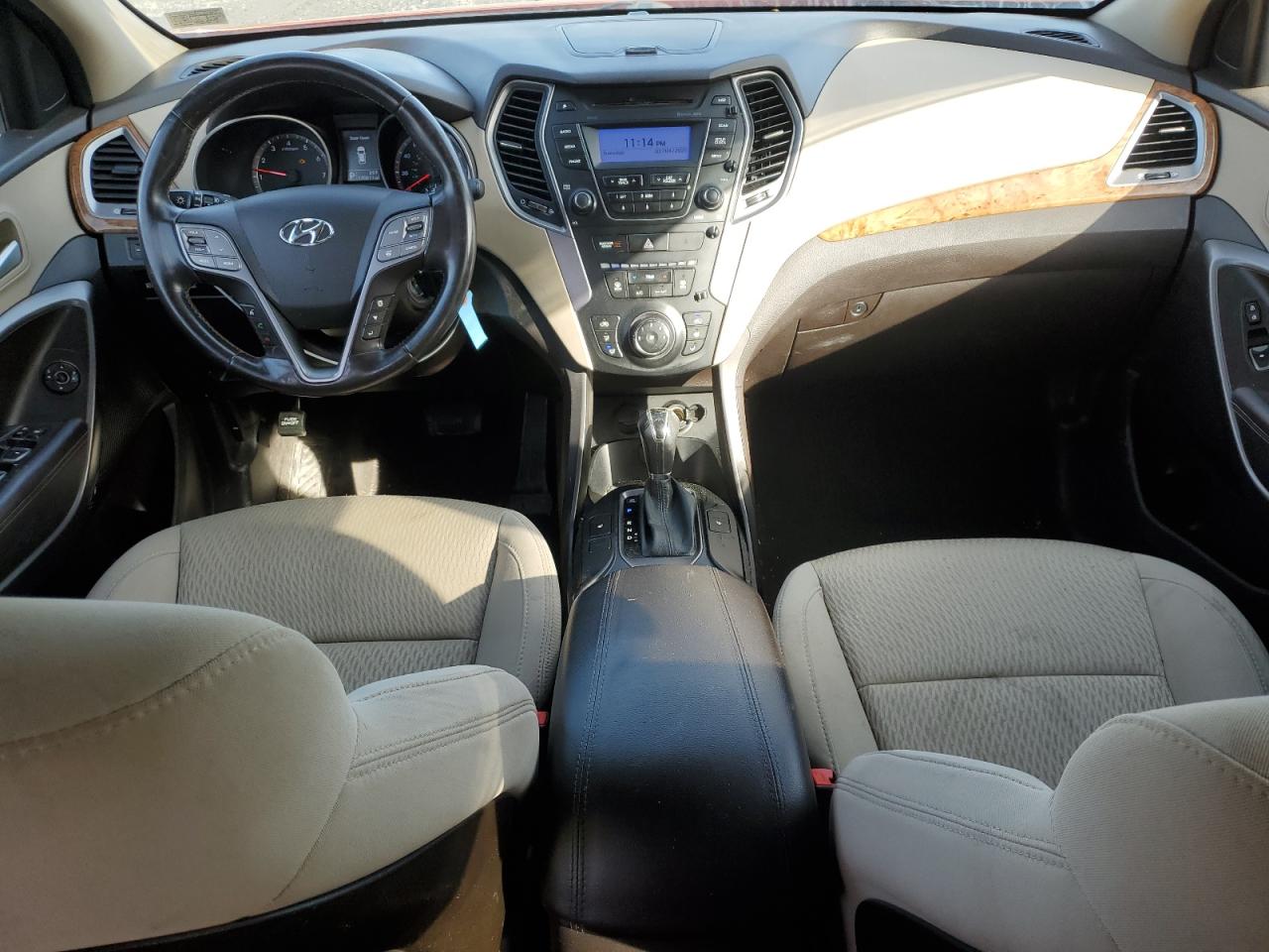 2013 Hyundai Santa Fe VIN 5XYZUDLB5DG040798 Copart auction photo, front end damage thumbnail 8