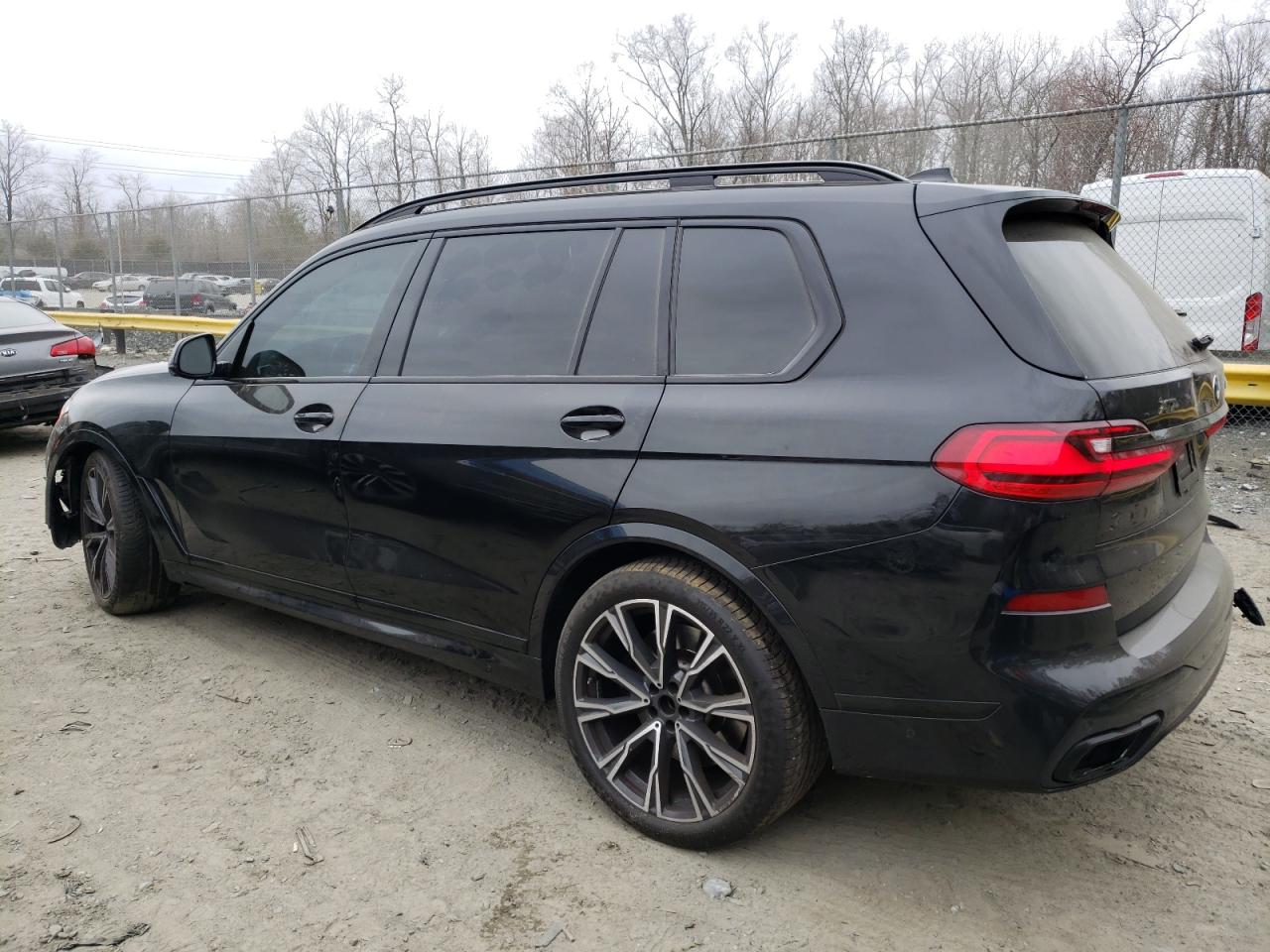 2022 BMW X7 VIN 5UXCX6C02N9M11540 Copart auction photo, undercarriage / front end damage thumbnail 2