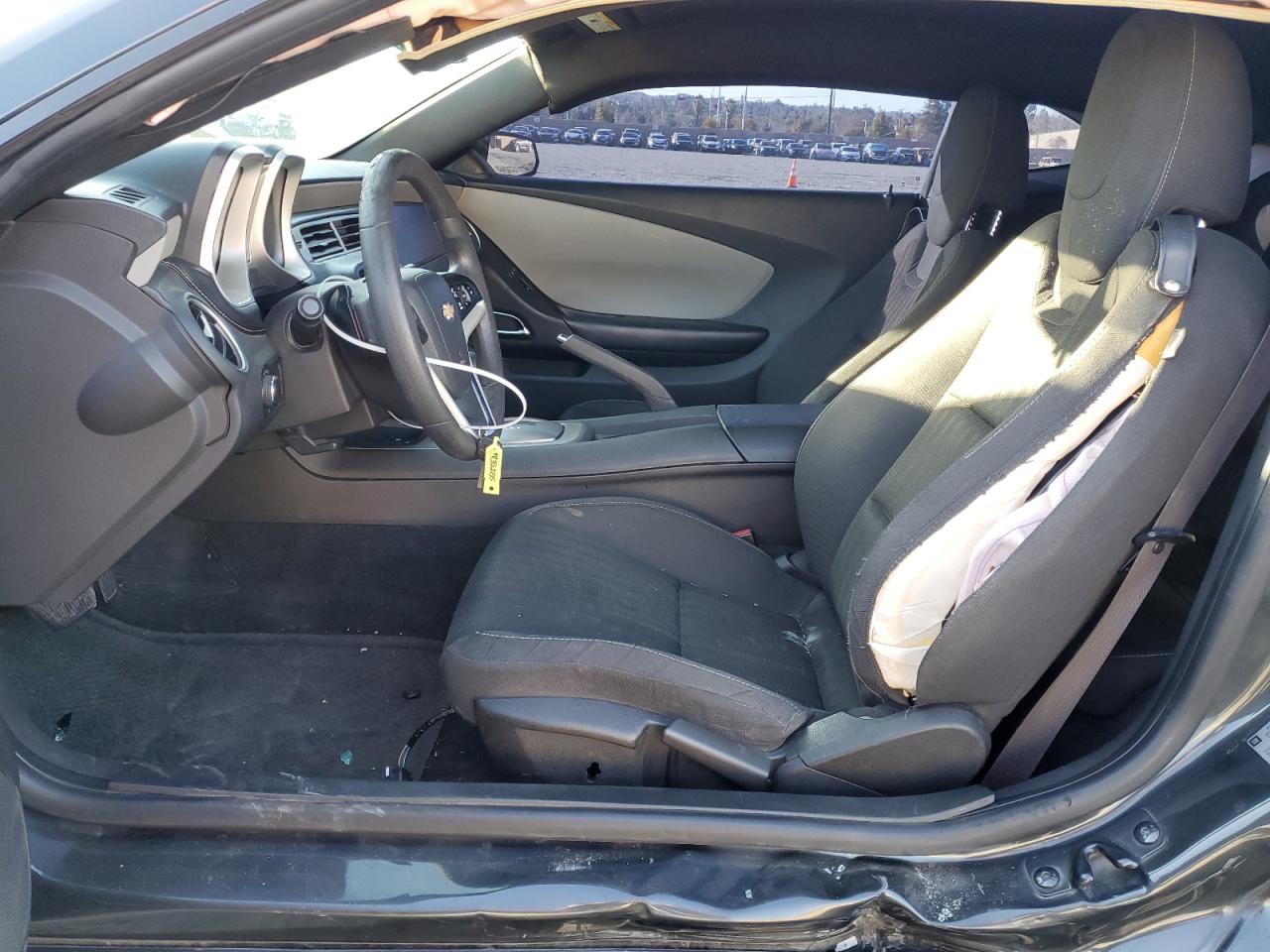 2013 Chevrolet Camaro VIN 2G1FA1E34D9165425 Copart auction photo, side / rear end damage thumbnail 7