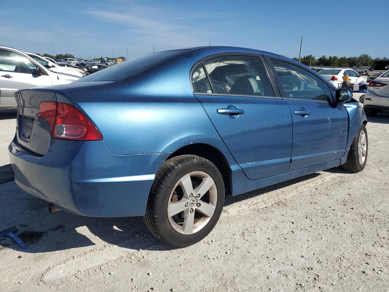 2007 Honda Civic VIN 1HGFA16847L107234 Copart auction photo, all over damage thumbnail 3