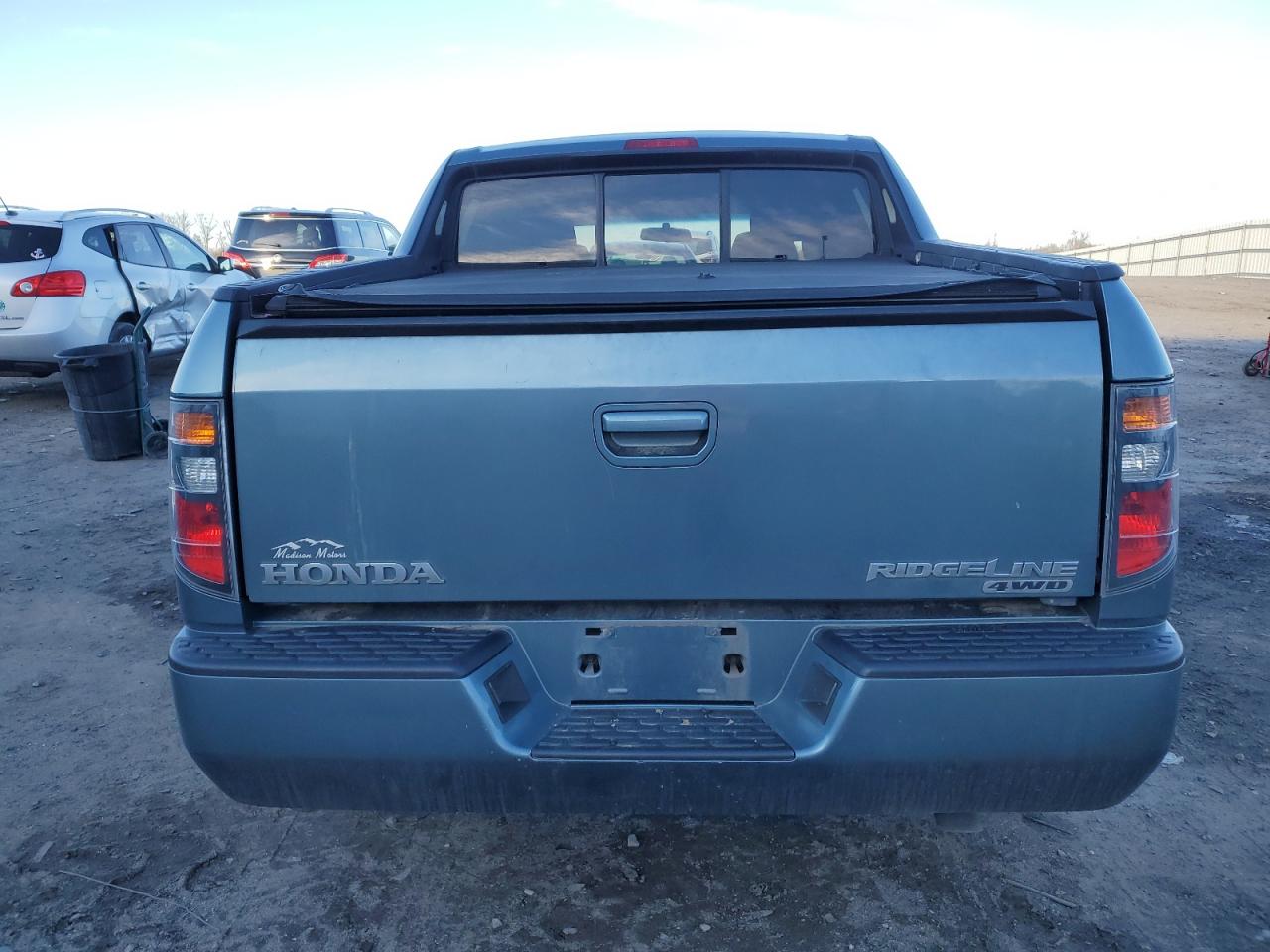 2006 Honda Ridgeline VIN 2HJYK16476H552723 Copart auction photo, burn / front end damage thumbnail 6