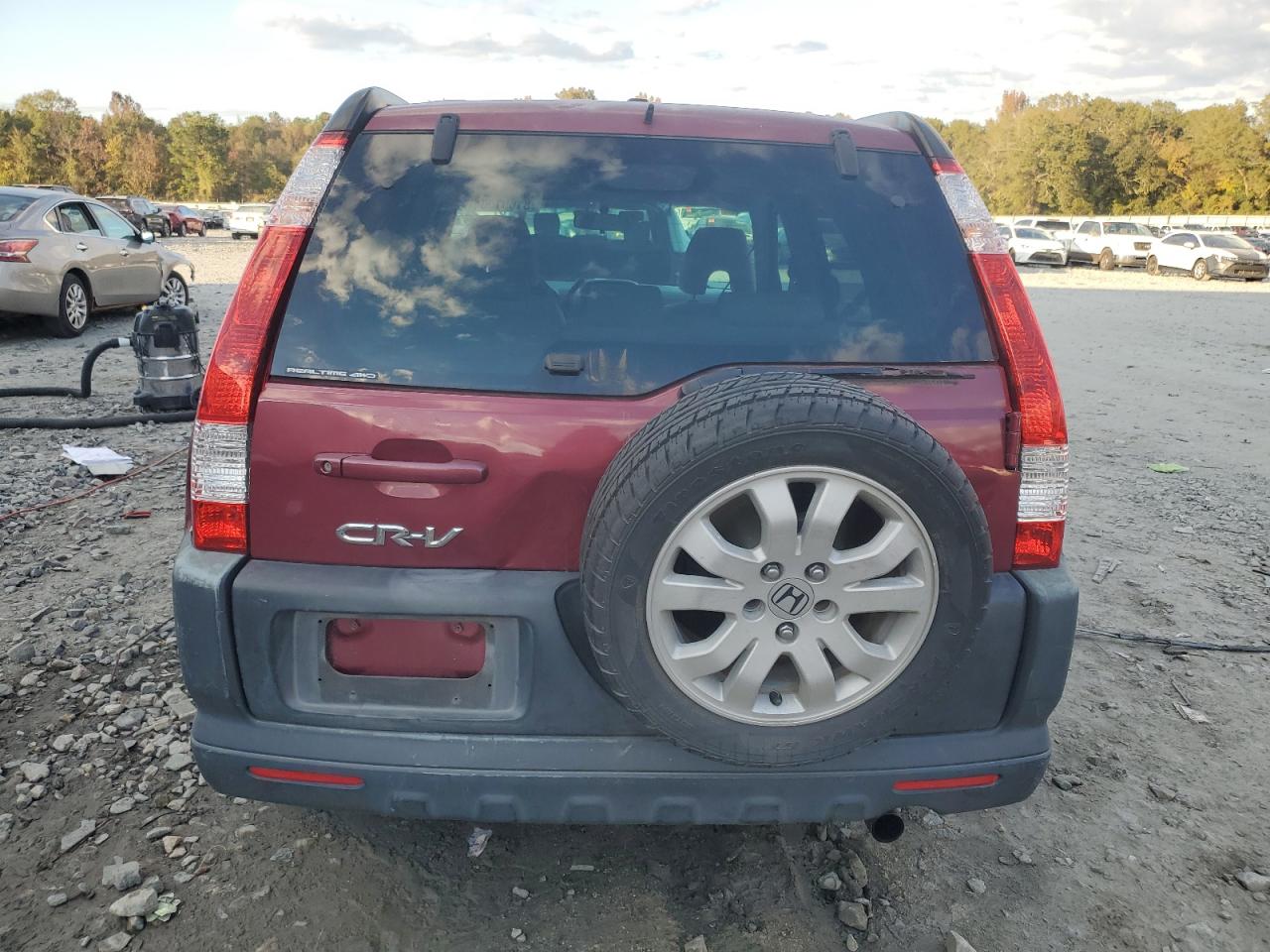 2006 Honda CR-V VIN SHSRD78806U416373 Copart auction photo, rear end / side damage thumbnail 6