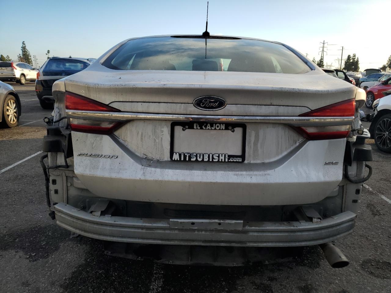 2017 Ford Fusion VIN 3FA6P0H74HR375284 Copart auction photo, rear end damage thumbnail 6