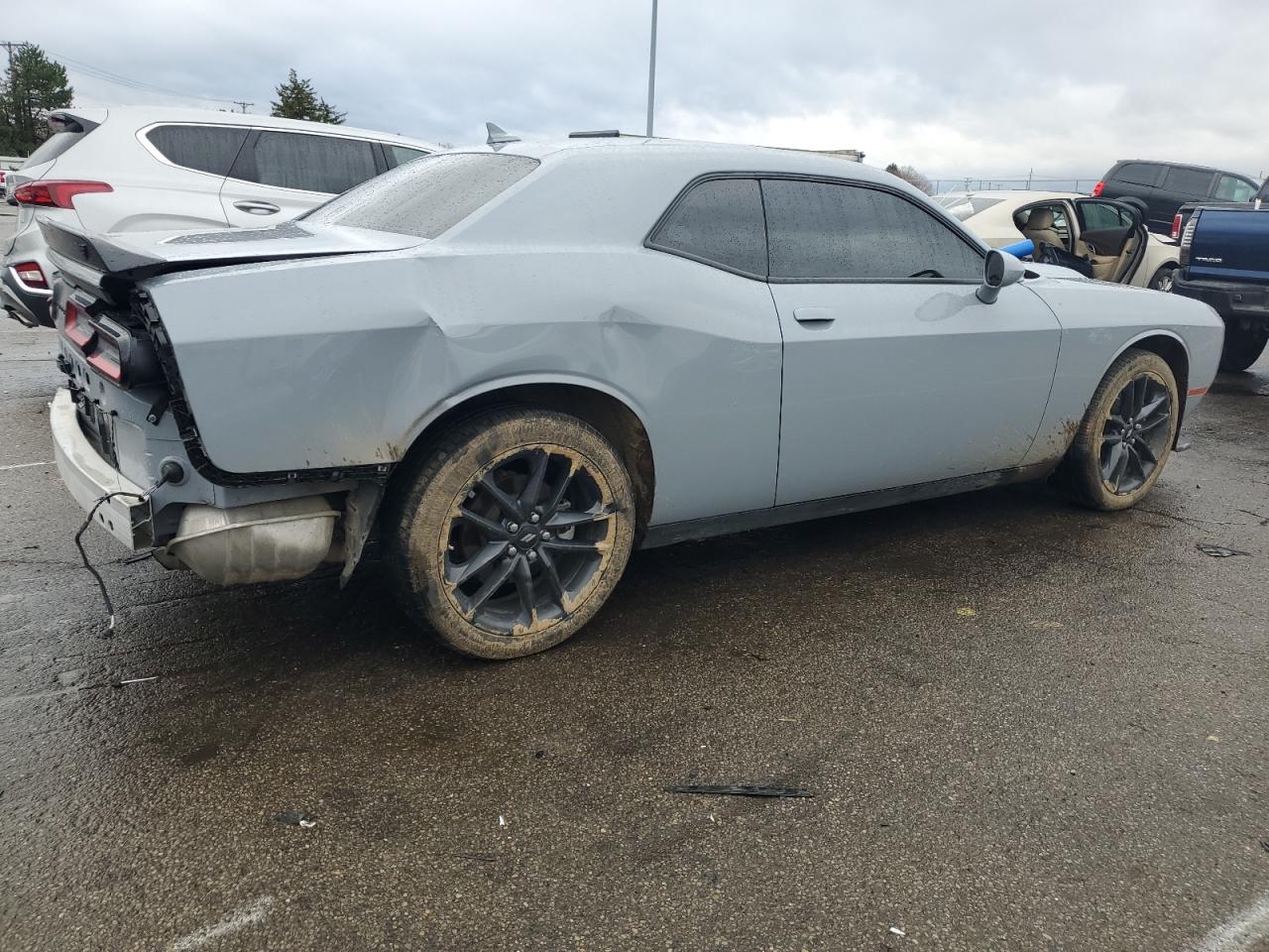 2021 Dodge Challenger VIN 2C3CDZKG6MH677625 Copart auction photo, rear end damage thumbnail 3